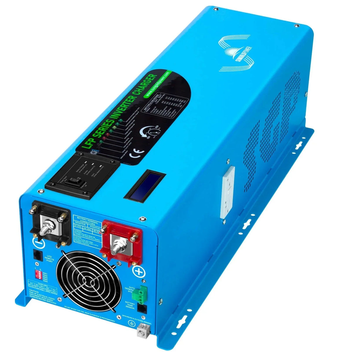 SunGoldPower 6000W DC 48V Split Phase Pure Sine Wave Inverter With Charger UL1741 Standard - Off Grid Stores