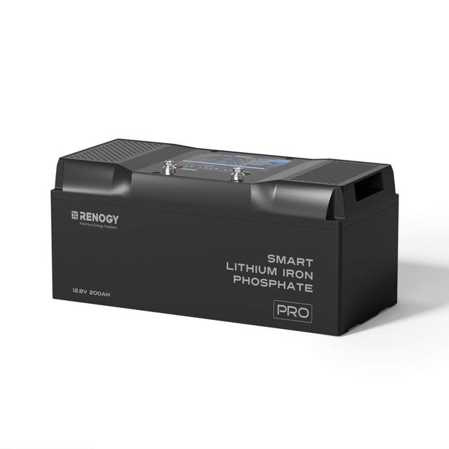 Renogy 12V 200Ah Pro Smart Lithium Iron Phosphate Battery w/Bluetooth & Self - heating Function - Off Grid Stores
