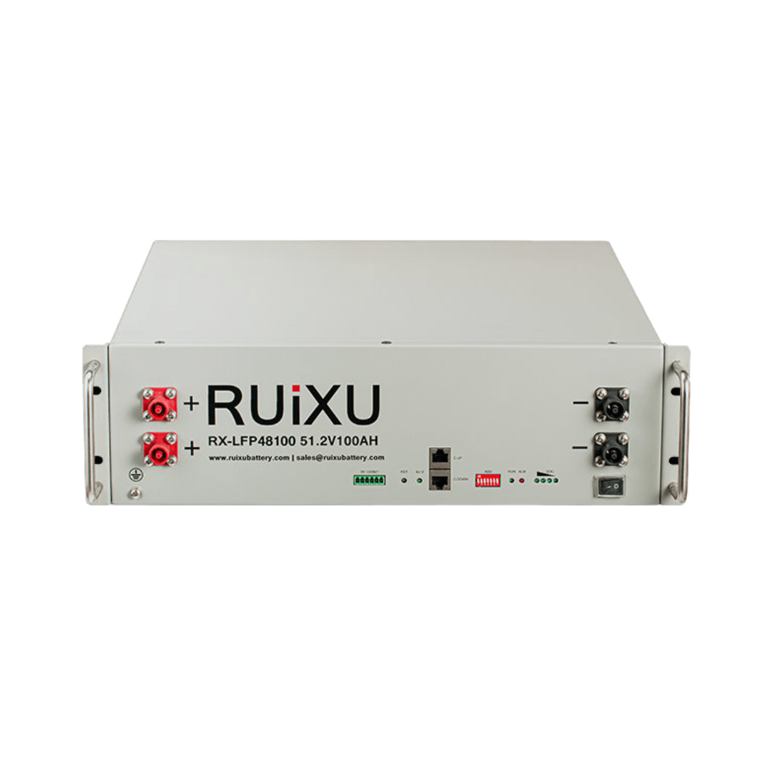 RUiXU RX-LFP48100 51.2V 100Ah Rack Mounted LiFePO4 Battery