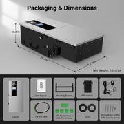 SunGoldPower 11.4kW 48V Split Phase Hybrid Solar Inverter