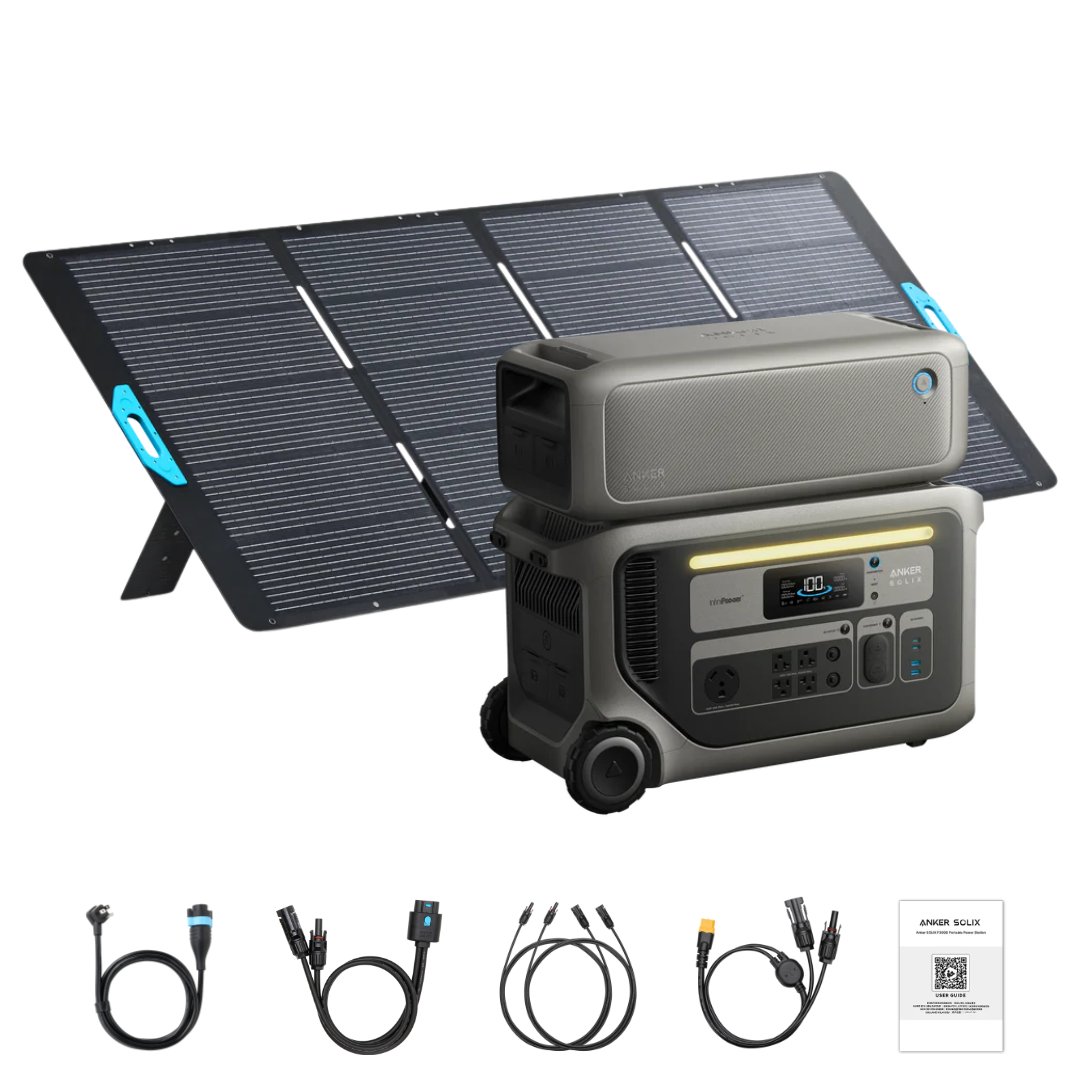 Anker SOLIX F3000 Solar Generator + Expansion Batteries