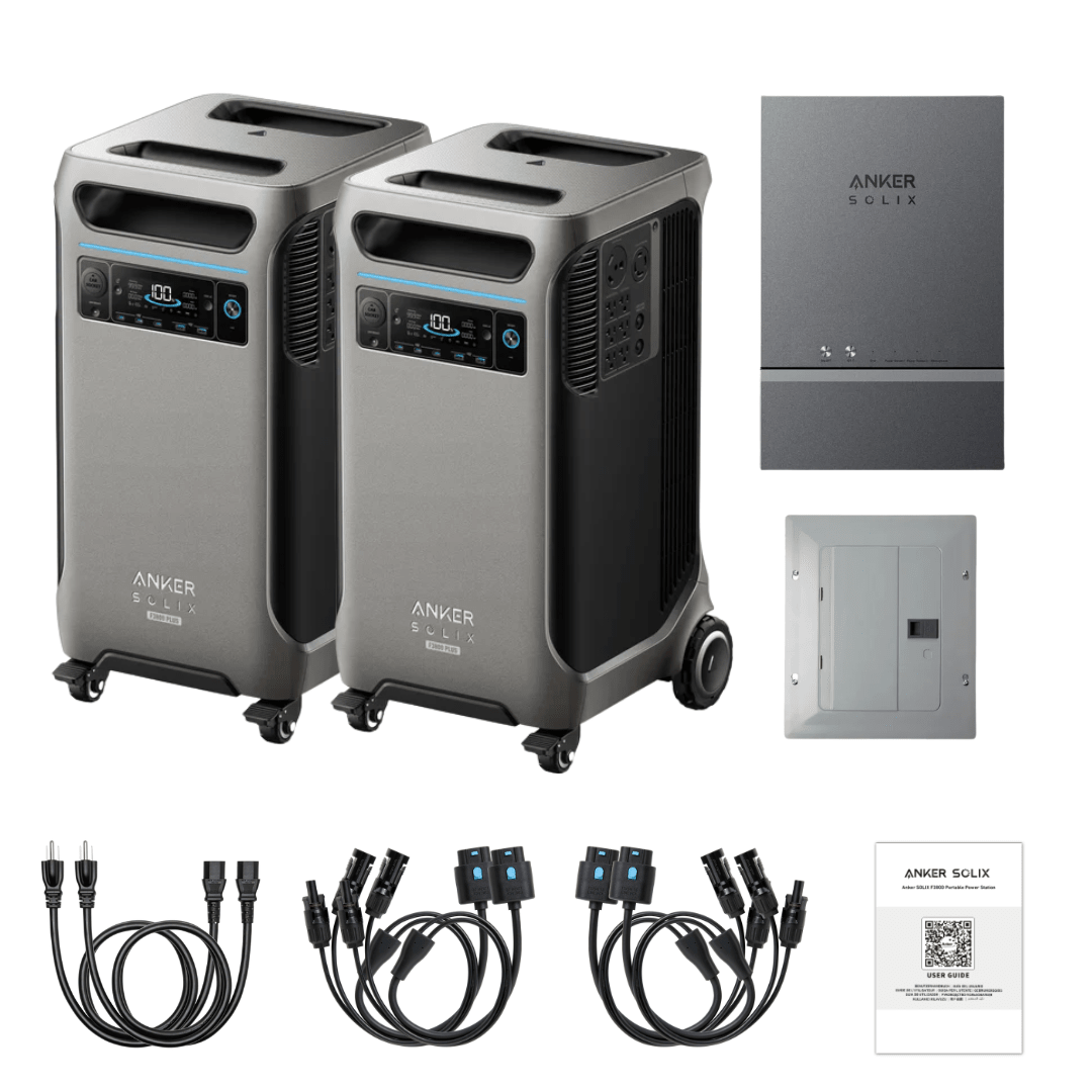 Anker SOLIX F3800 Plus Portable Power + Smart Home Power Kit - Off Grid Stores