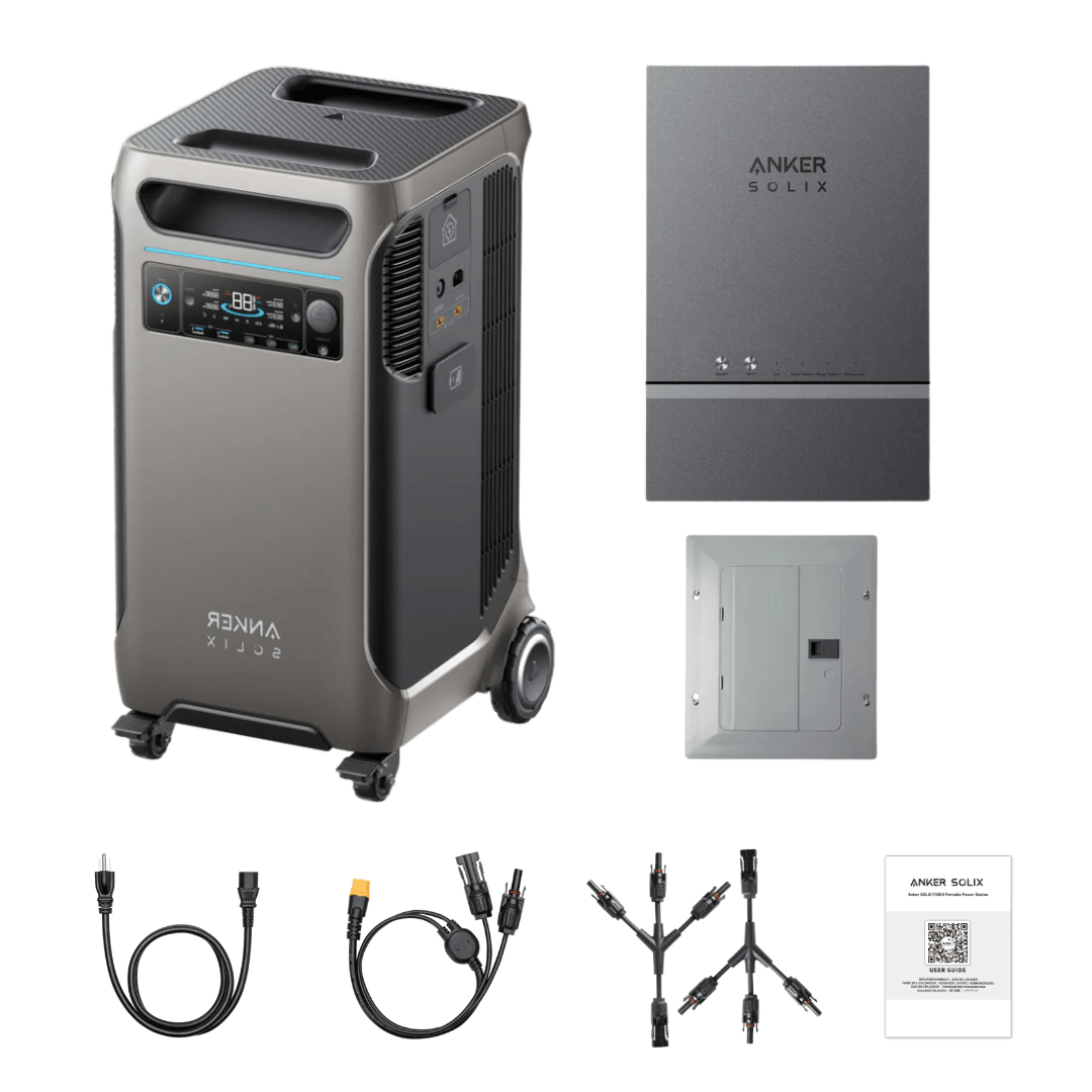 Anker SOLIX F3800 Solar Generator + Smart Home Power Kit - Off Grid Stores