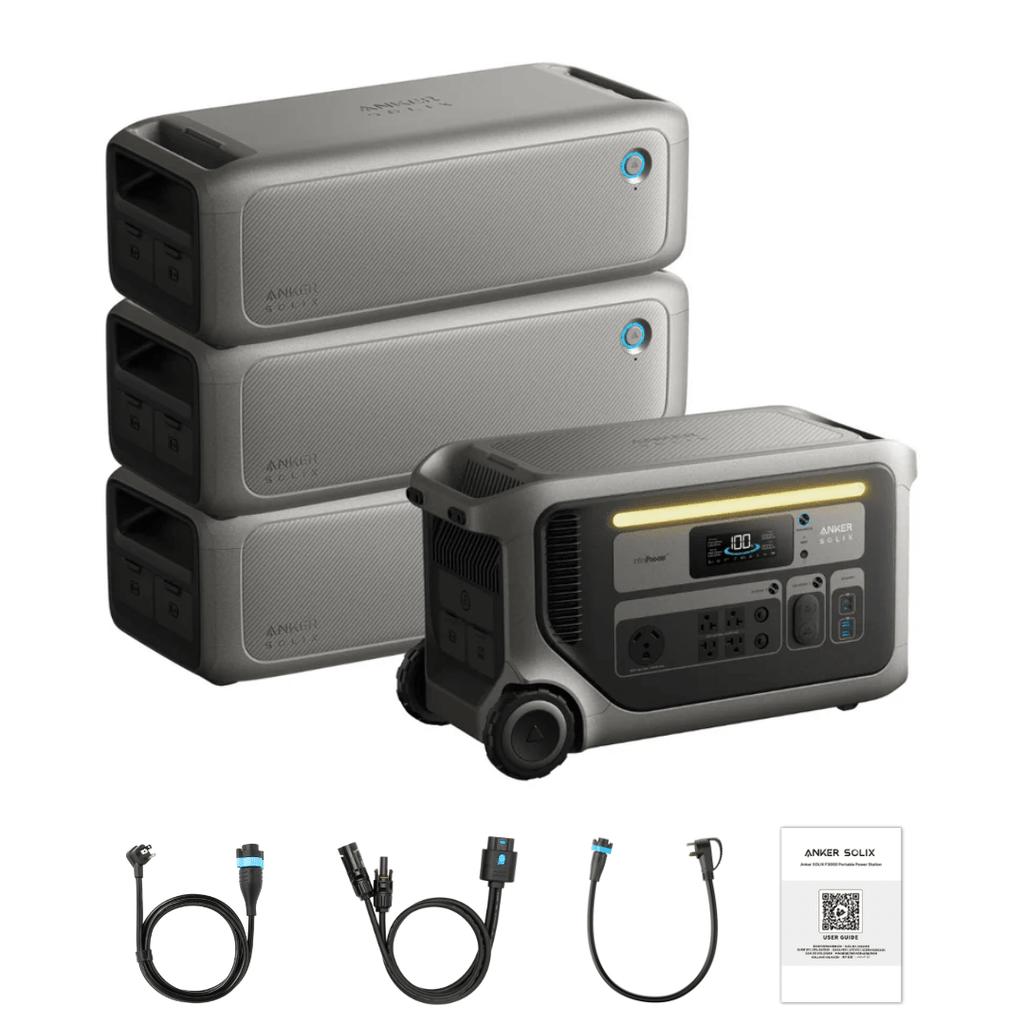 Anker SOLIX F3000 Solar Generator + Expansion Batteries - Off Grid Stores