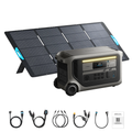 Anker SOLIX F3000 Solar Generator + 400W Portable Solar Panel Kits