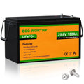 ECO - WORTHY 24V 100Ah Lithium Iron Phosphate Battery - Off Grid Stores