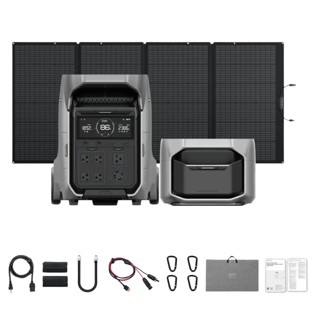 EcoFlow DELTA Pro 3 4096Wh 4000W Portable Power Station Solar Generator - Off Grid Stores