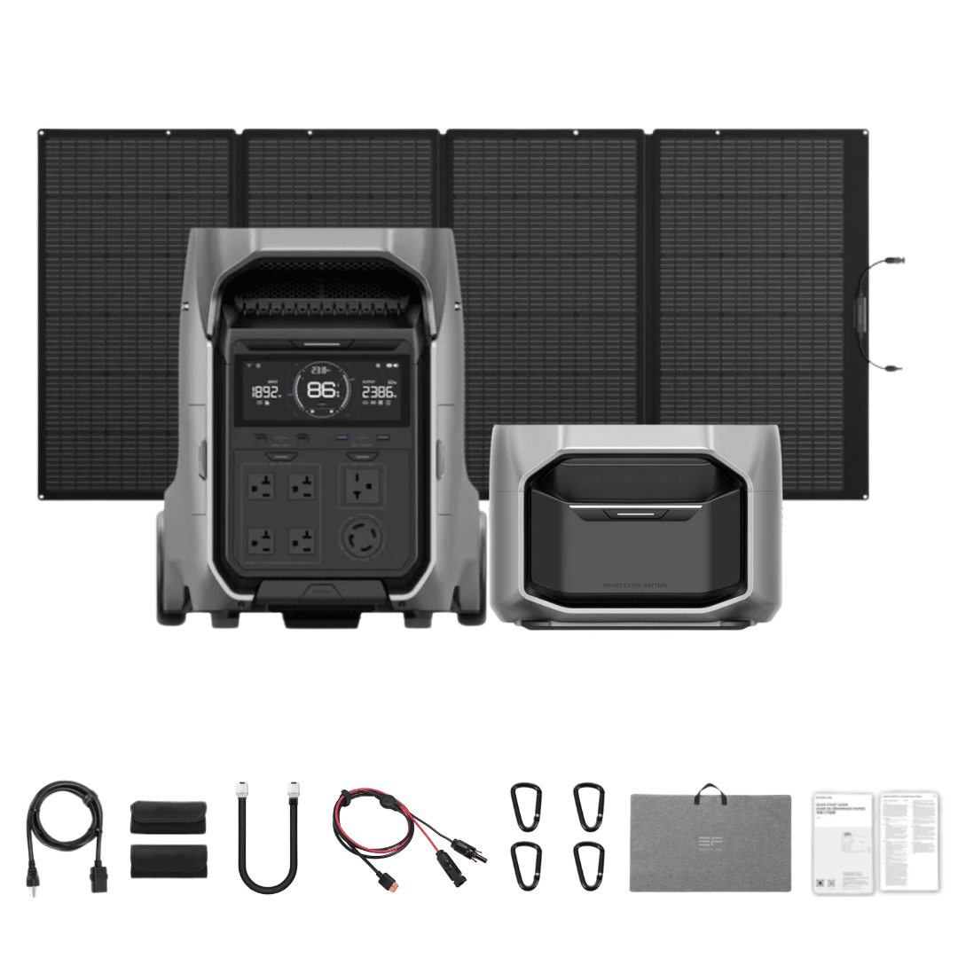 EcoFlow DELTA Pro 3 4096Wh 4000W Portable Power Station Solar Generator - Off Grid Stores