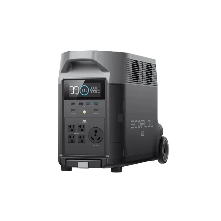EcoFlow DELTA Pro 3600Wh 3600W Solar Generator + 250W Rigid Monocrystalline Solar Panels Kit