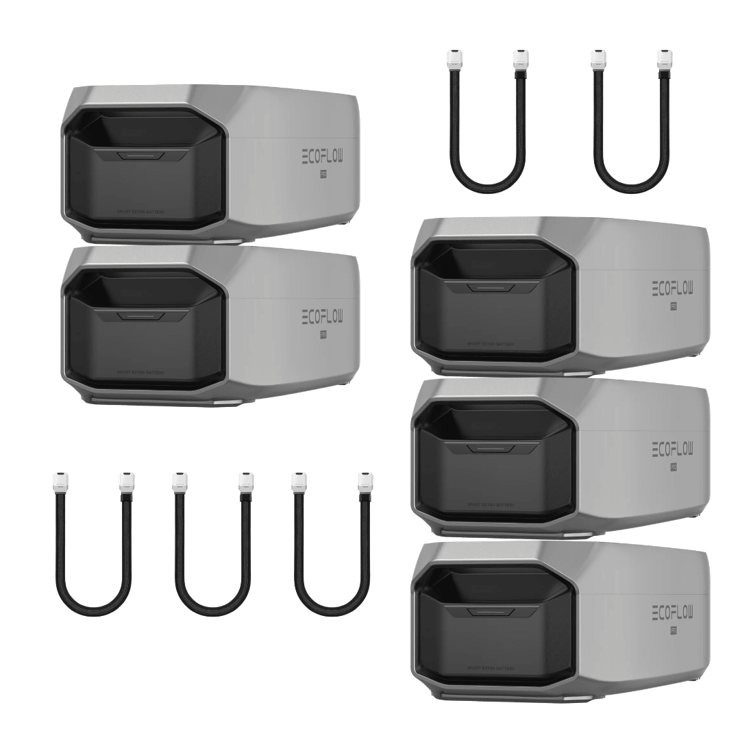 [Multi - Pack] EcoFlow DELTA Pro 3 4096Wh Smart Extra Batteries - Off Grid Stores