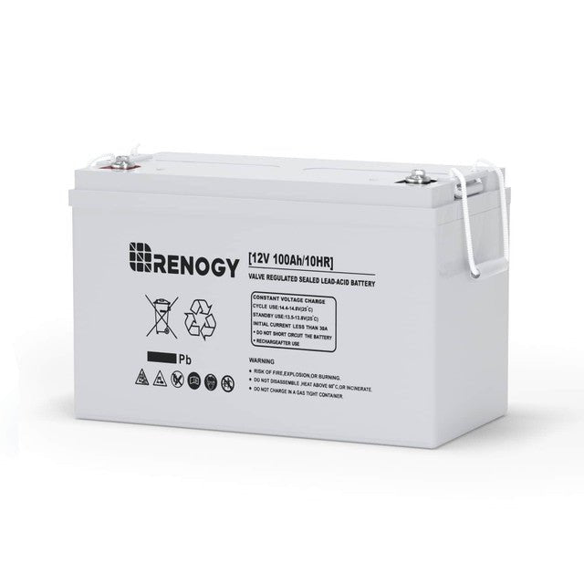 Renogy 12 Volt 100Ah Deep Cycle AGM Battery - Off Grid Stores