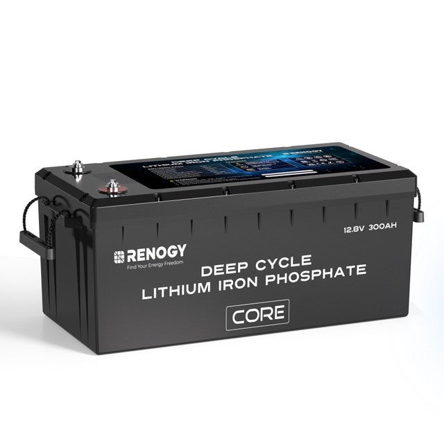 Renogy 12V 300Ah Core Series Deep Cycle Self - Heating Lithium Iron Phosphate Battery - Off Grid Stores