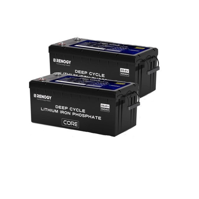 Renogy 24V 100Ah Core Series Deep Cycle Lithium Iron Phosphate Battery - Off Grid Stores
