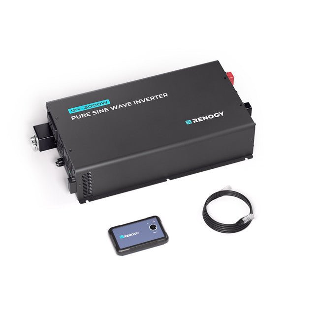 Renogy 3000W 12V Pro Pure Sine Wave Inverter With EcoSleep Mode