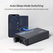 Renogy 3000W 12V Pro Pure Sine Wave Inverter With EcoSleep Mode