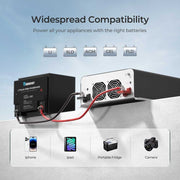 Renogy PUH 12V 3000W Pure Sine Wave Inverter with UPS Transfer Switch and Built-in Bluetooth