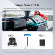 Renogy REGO 12V 104Ah Super Slim Lithium Iron Phosphate Battery with Self-Heating