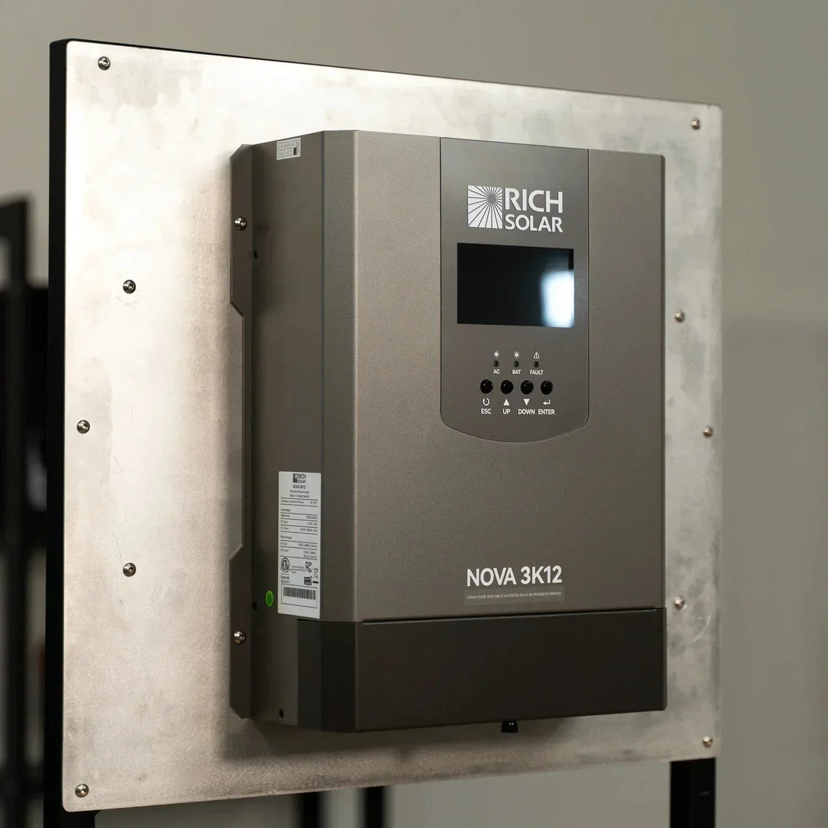 Rich Solar NOVA 3K12 3000W 12V Pure Sine Wave Inverter with Built-in Transfer Switch