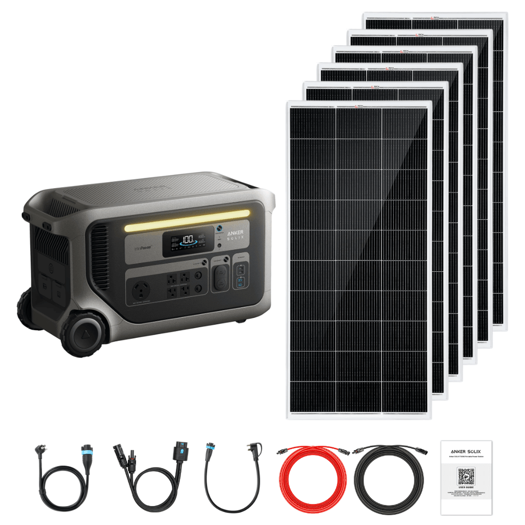 Anker SOLIX F3000 + Custom Solar Panels Kits - Off Grid Stores