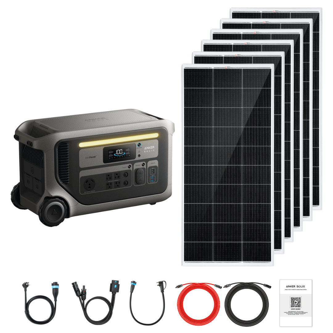Anker SOLIX F3000 + Custom Solar Panels Kits - Off Grid Stores