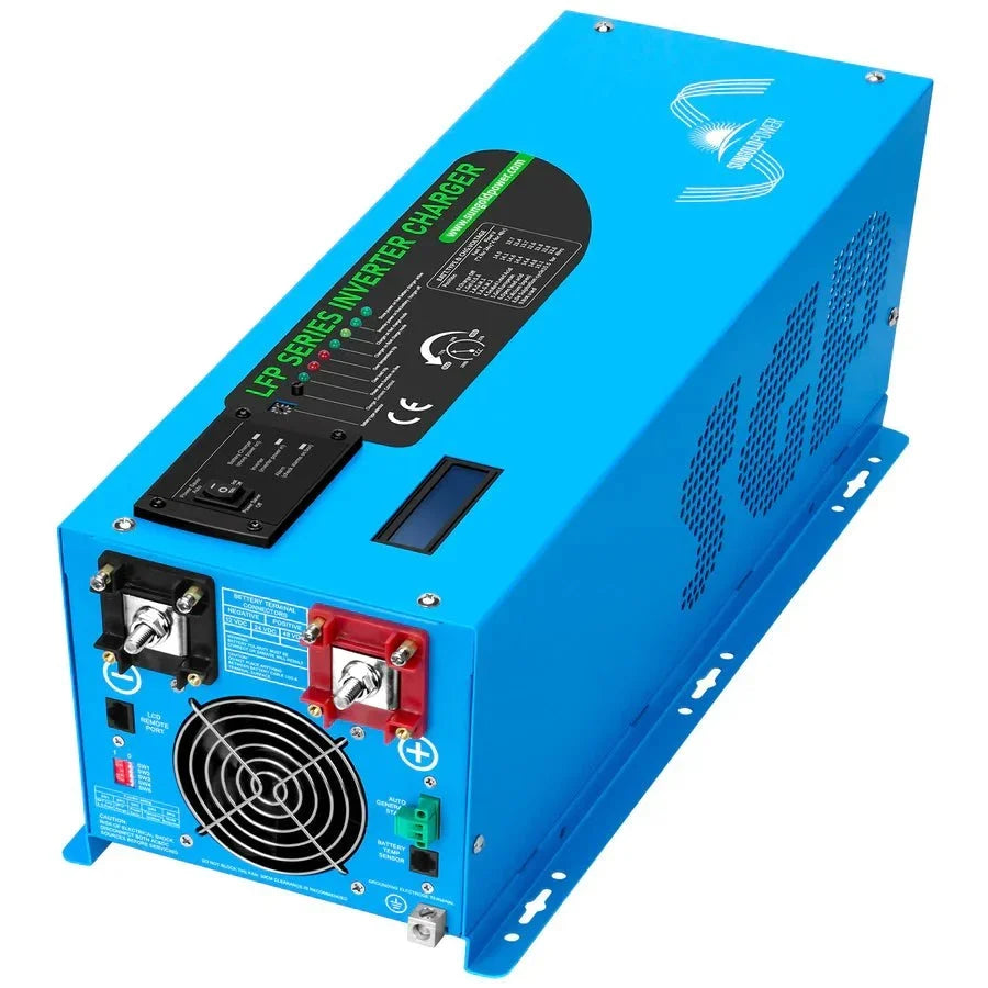 SunGoldPower 3000W DC 12V Pure Sine Wave Inverter With Charger - Off Grid Stores