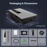 SunGoldPower 7.6KW 48V Split Phase Hybrid Solar Inverter