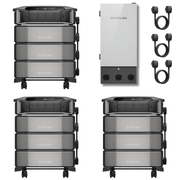 [Triple Kit] EcoFlow DELTA Pro Ultra With Batteries + Smart Home Panel 2 - Off Grid Stores